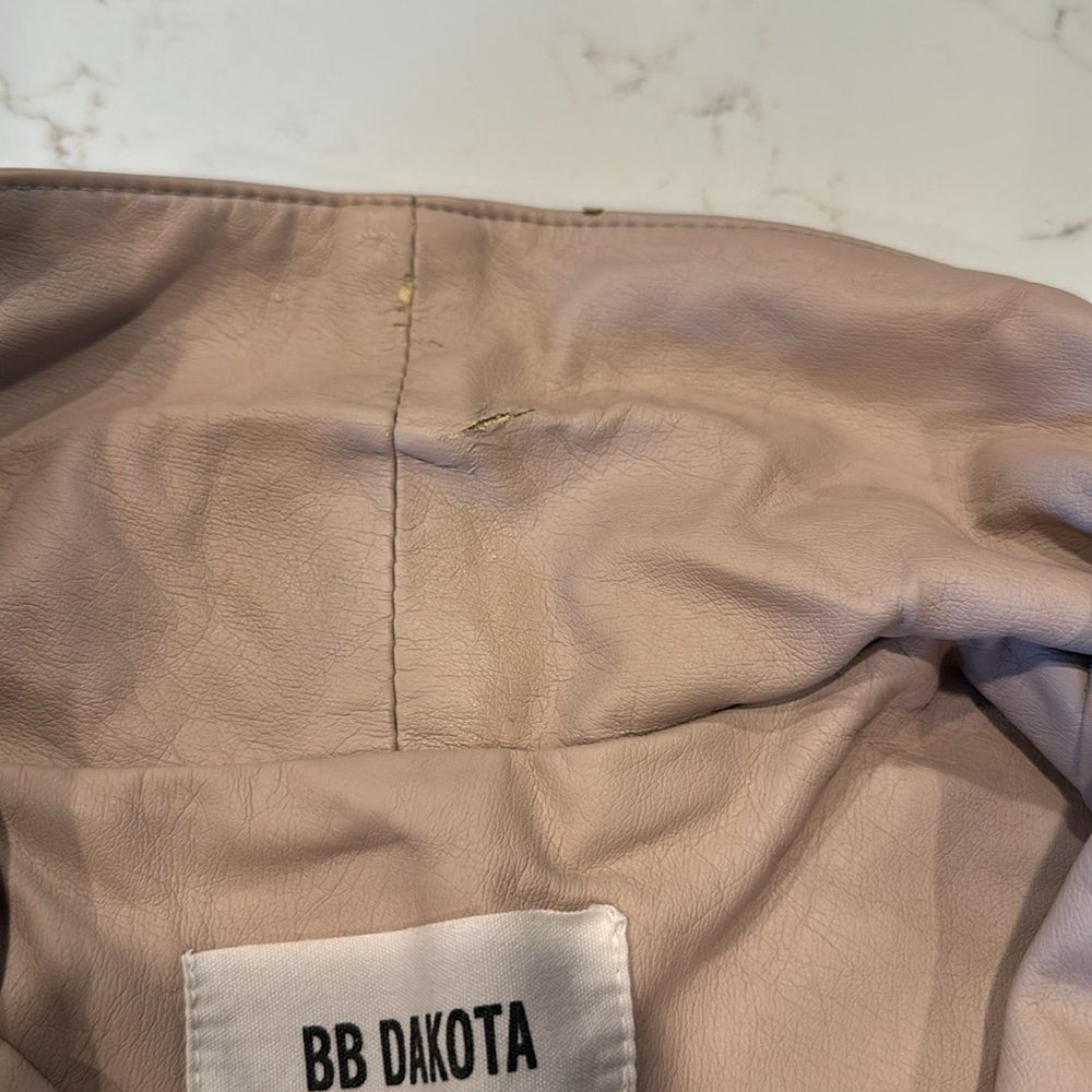 BB Dakota Faux Leather Jacket - Picture 7 of 8